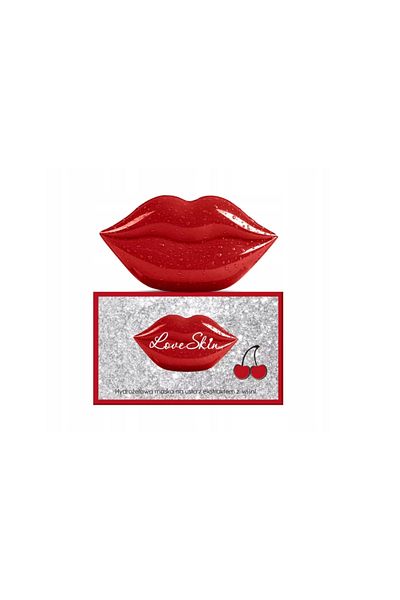 Love Skin Ενυδατικές μάσκες χειλιών υδρογέλης με φυσικά εκχυλίσματα: ΚΕΡΑΣΙ, 20 τμχ.