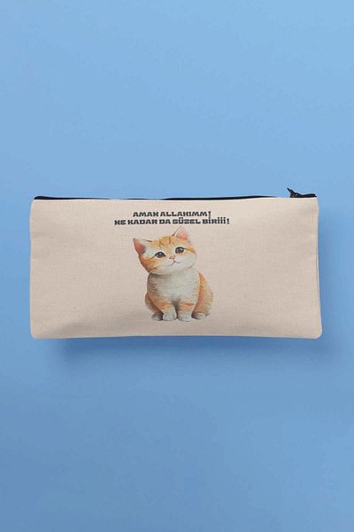 qoeuyl boutique Πόσο όμορφο είναι το τυπωμένο υφασμάτινο πορτοφόλι για στυλό τσάντας μακιγιάζ