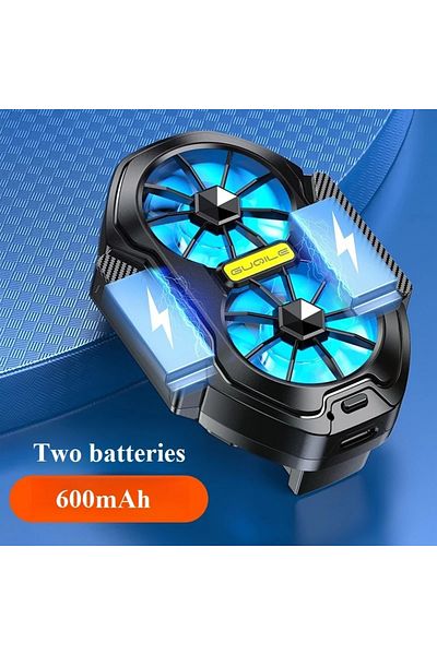 Choice Rechargeable Dual Fan Rechargeable Mobile Phone Cooler Universal Cool Heat Sink Stronger Cooling Por