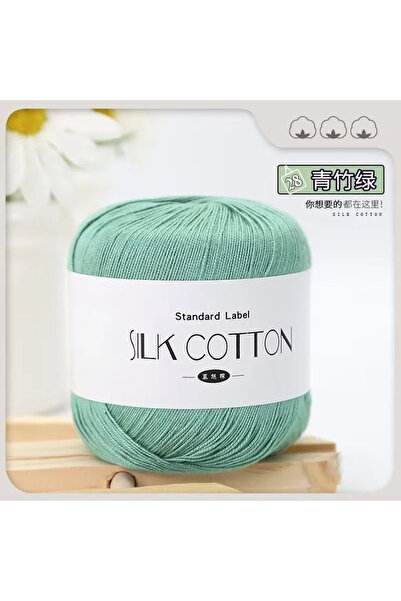 Choice 28 50 جرام/قطعة من خيوط الحرير والدانتيل والحليب والقطن والكروشيه للأط...