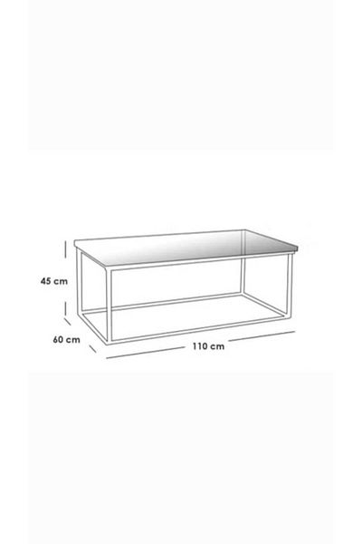 Generic Coffee Table 110x60x45 cm - Black