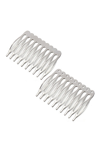 Choice 10 أمشاط شعر معدنية من 10 أسنان من RH لصنع المجوهرات بنفسك