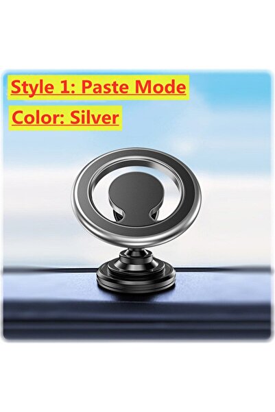 Choice حامل هاتف مغناطيسي فضي اللون من فيكيفون، حامل مغناطيسي للسيارة، يدعم ن...