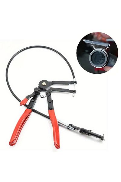Choice Clamping Pliers Bendable Hose Clamps Cable Type Flex Cable Long Auto Hose Clamps Straight Hose Bu...