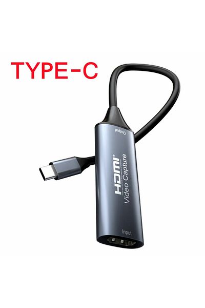 PzzPss بطاقة التقاط فيديو HDMI من النوع C بدقة 4K بمعدل تحديث 30 هرتز، صندوق التقاط فيديو USB-C من HDMI إلى USB 2.0 وUSB 3.0 لأجهزة MacBook P