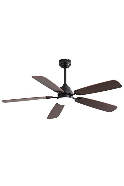 FANCİUM Fancium DKF-510 Kahverengi LED Aydınlatmalı Uzaktan Kumandalı Tavan V...