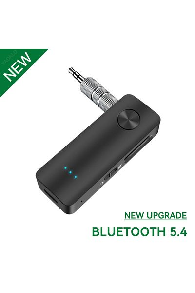 Choice T66 2 In 1 Bluetooth 5.4 Audio Receiver Transmitter Hifi Stereo Wireless Adapter 3.5MM AUX With Mic