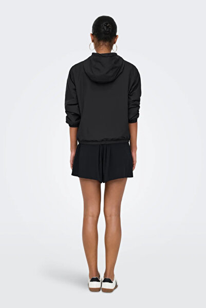 ONLY Women's Onlcandy Hooded Seasonal Coat 15319747   Black