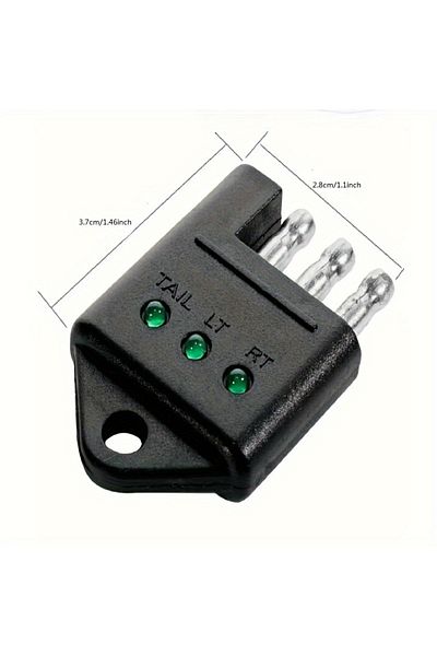 Choice 4 Pin Trailer Light Wire Circuit Tester 4 Way Trailer Tester Connector Trailer Wiring Tester Car ...