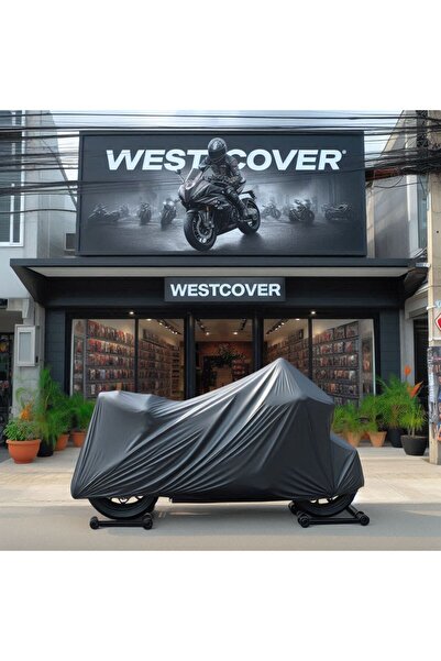WestCover قماش القنب الأسود للدراجات النارية مقاس L (Xmax، Forza، R1250GS)