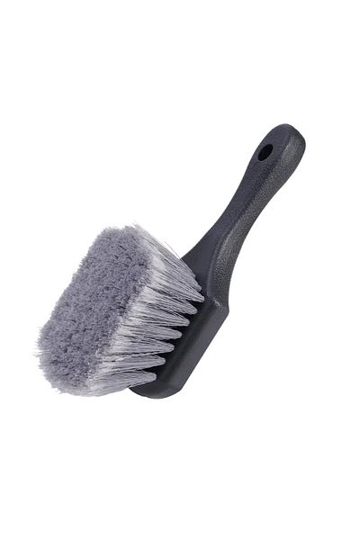 Choice Gray Car Wheel Cleaning Brush Detail Brush Short Handle Tire Rim Washing Brush Vehicles Cleaning Mai