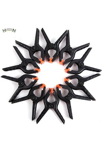 SDJZT black 10pcs/lot Photography Studio Background stand holder Clips Backdrop Clamps Pegs Photo Equipmen