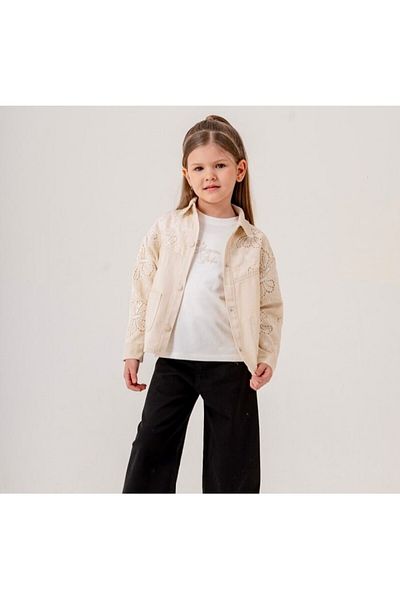 CİCHLİD Sequin Butterfly Jacket Tshirt Set