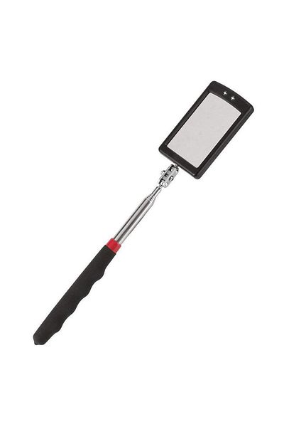 Choice silver Expandable Inspection Mirror for Automobile LED Lamp Endoscope Automobile Chassis Angle Diagr