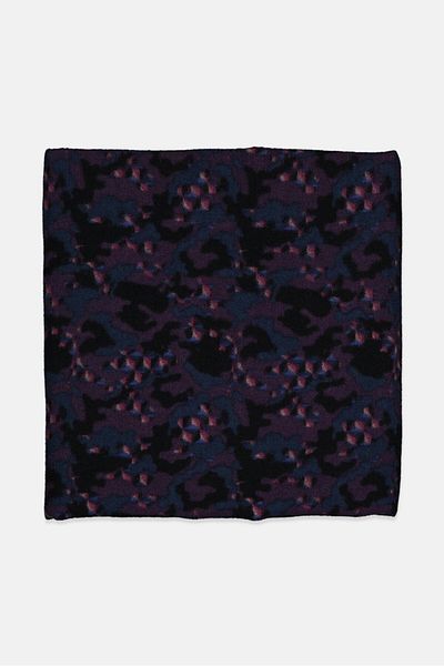 Kipling Men Textured Soft Camo 20 L X 20 H X 4 W Cm, Black And Purple