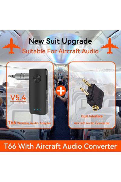 Choice With AP Converter 2 In 1 Bluetooth 5.4 Audio Receiver Transmitter Hifi Stereo Wireless Adapter 3.5MM