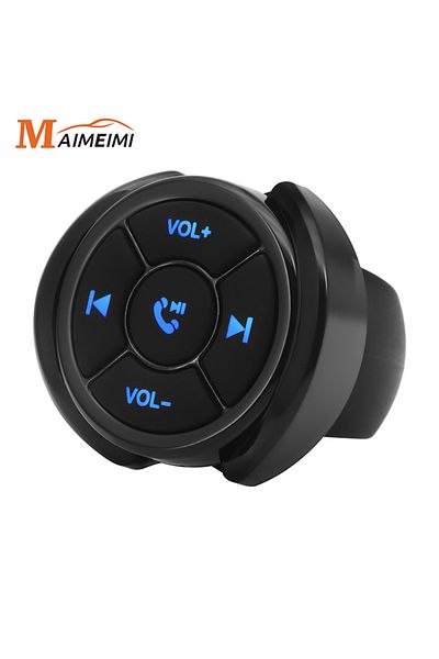 Choice 5 Keys Wireless Car Remote Controller Media Player Universal Car Bike Steering Wheel Button Mp3 M...