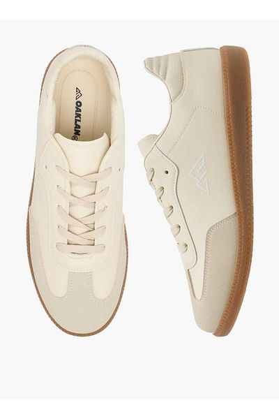 Oaklan by Shoexpress Oaklan by Shoexpress Panelled Sneakers with Lace-Up Closure