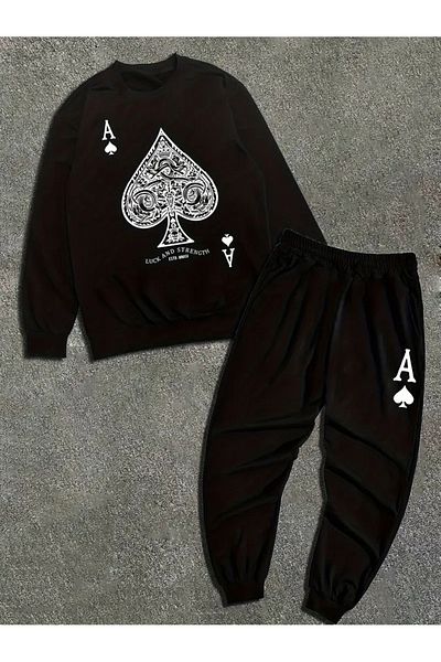FULL TOLERANCE Yd Desing Oversize Poker Printed Sports Underwear Suit