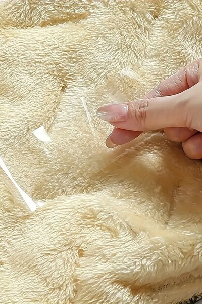 GHASSY CO. Ghassy Co. Unisex διπλής στρώσης εξαιρετικά θερμικό νερό και αντιανεμικό παντελόνι ποδηλάτου σκι με γούνα εσωτερικά