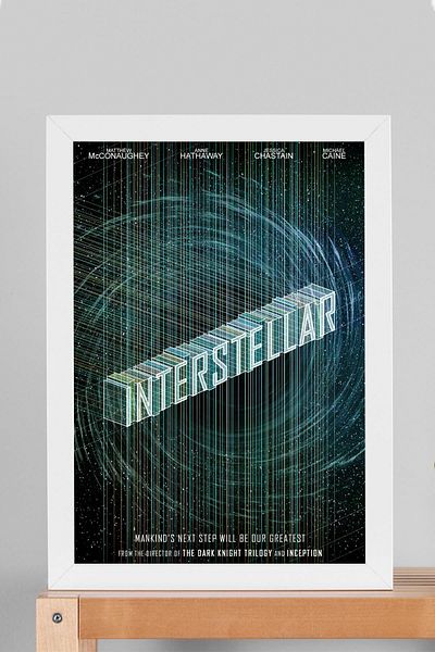 Saturn Pictură cu cadru interstelar - Pictură poster film interstelar