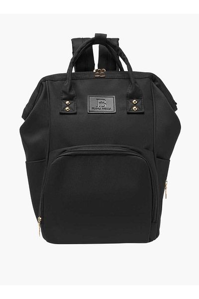 Flora Bella by Shoexpress Flora Bella Textured Backpack with Adjustable Straps and Zip Closure - 18x24x39 cm