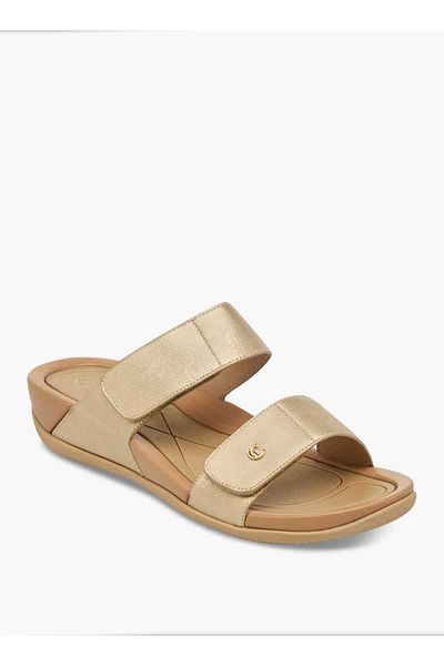 Le Confort Velcro Strap Detail Slip-On Sandals