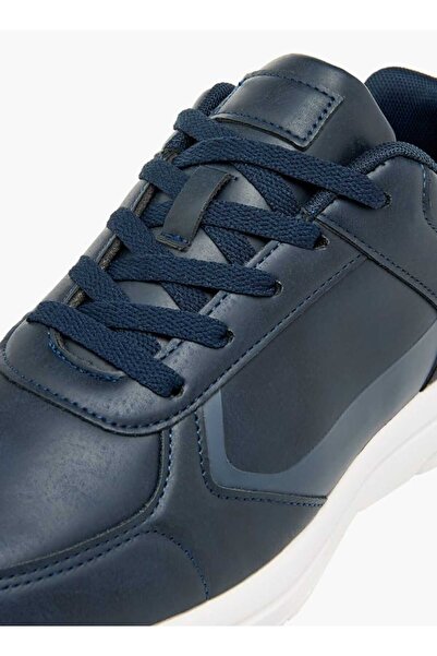 LBL by Shoexpress LBL by Shoexpress Panelled Sneakers with Lace-Up Closure