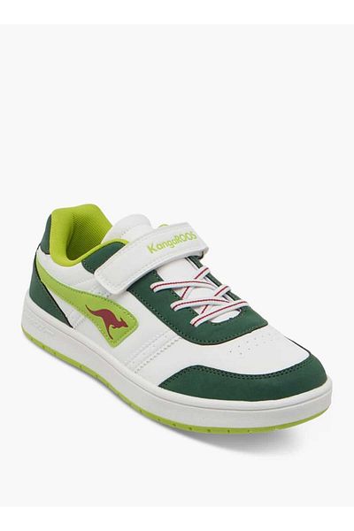 Kangaroos KangaROOS Girls' Logo Detail Sneakers with Hook and Loop Closure