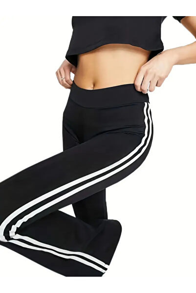 Genel Markalar ŞIK KADIN YOGA VE FİTNES İÇİN RAHAT VE ESNEK GENİŞ PAÇALI PANTOLON
