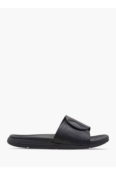 Kappa Kappa Men's Logo Print Slides with Hook and Loop Closure