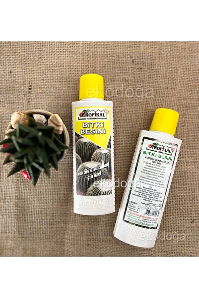 Ekodoğa Kaktüs Sukulent Besini 225 ml 1 Adet Bitki Besini Sıvı Bitki Besini K...