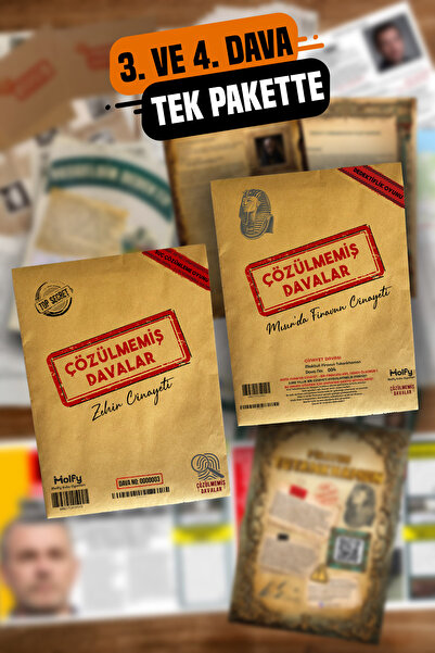 çözülmemiş davalar Dedektif Oyunu Cinayet Oyunu Dedektiflik Oyunu Katil Kim Dava Çözme Oyunu Dedektif Oyunu Kutu Oyunu