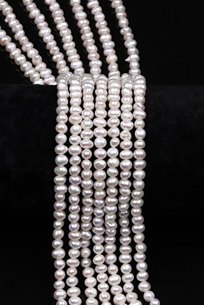 Alibaba Doğaltaş İnci Doğal Taş Dizi 4 x 5 mm Şekilsiz Kesim