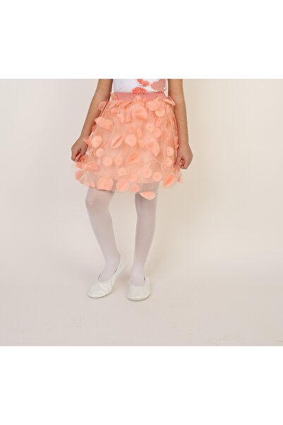 Dıgıl Kids Fusta tutu pentru fete cu detaliu în relief de somon 23 aprilie 29...
