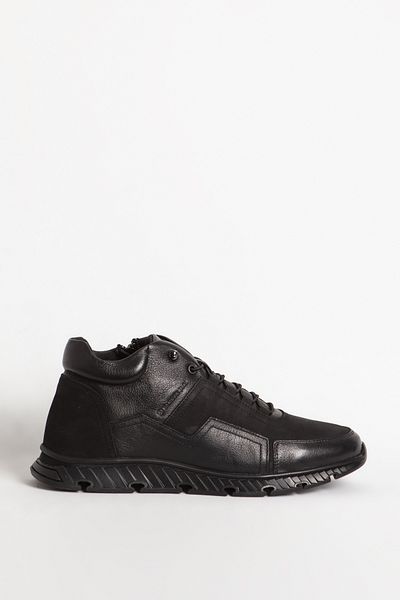Hammer Jack Ανδρικά Lace-Up Comfort Casual Boots Γνήσιο δέρμα 20625m Μαύρο