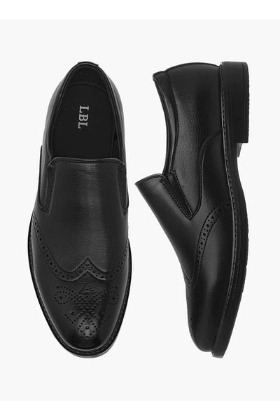 LBL by Shoexpress Perforation Detail Slip-On Loafers