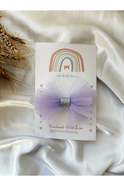 Miniminiksdesing 1-5 Yaş Süslü Simli Tül Party Tokası