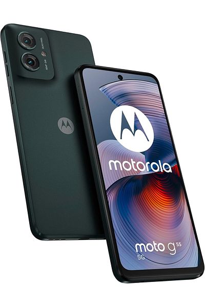 Motorola Moto g55 5G, Dual SIM 8GB RAM 256GB ROM Forest Grey - International Version