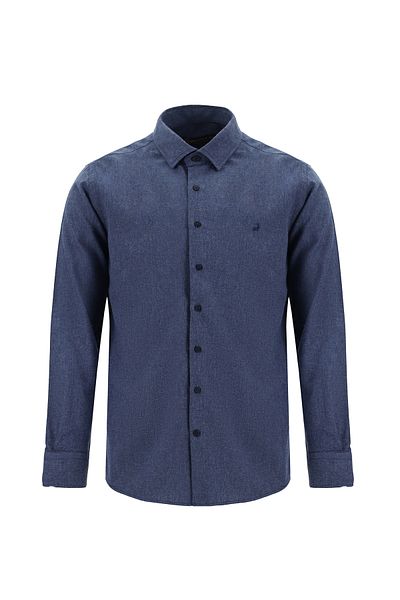 Abdullah Kiğılı Long Sleeve Slim Fit Slim Fit Lumberjack Cotton Easy-Iron Shirt