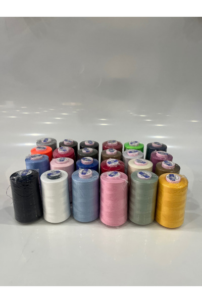 dm dikişmarket OLTALI 24 LÜ DİKİŞ İPİ 5000MT ( BAYİ GÜVENCESİYLE )