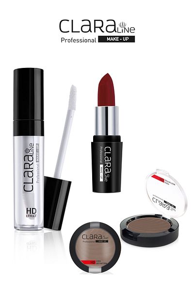 Clara Crystal Clarity Clara Line Lipcream Matte 421+ matte lipstick455+lipgloss 501