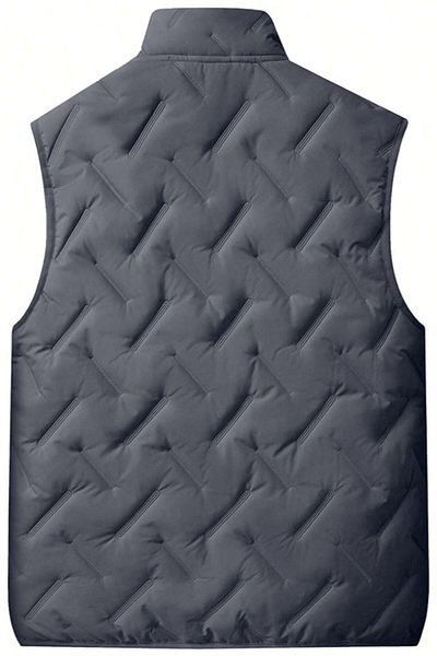 GHASSY CO. Ghassy Co. Unisex Διπλής στρώσης Υπερθερμική Θερμομόνωση Νερού και Αντιανεμικό Γιλέκο με Λούτρινο Εσωτερικό