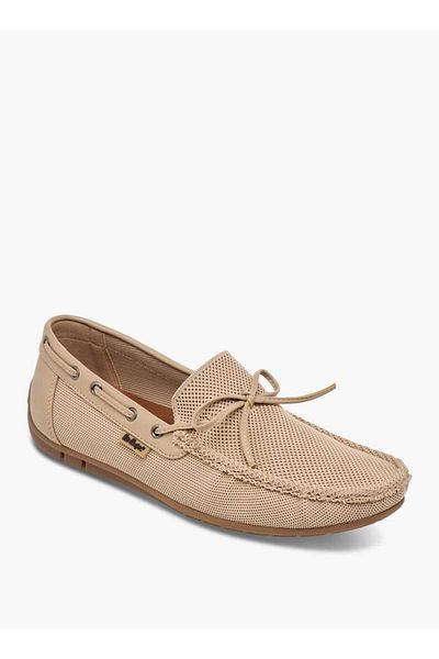 Lee Cooper Men's Textured Slip-On Moccasins