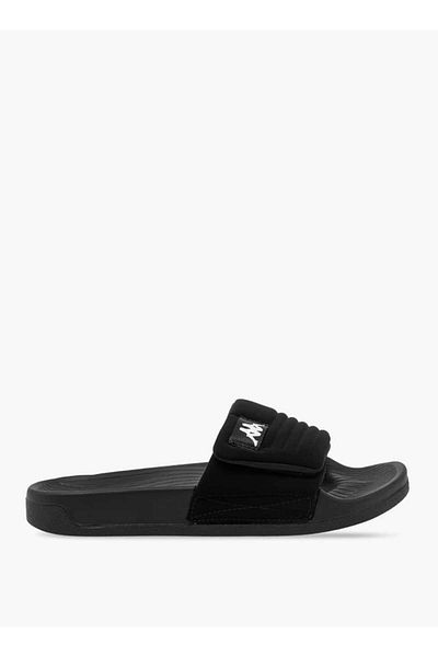 Kappa Women's Logo Print Slides with Hook and Loop Closure