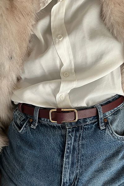 keisy Elio Gold Buckle Belt