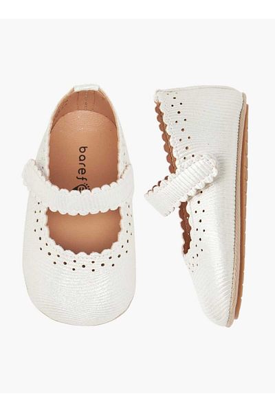 Barefeet Barefeet Perforated Booties with Hook and Loop Closure