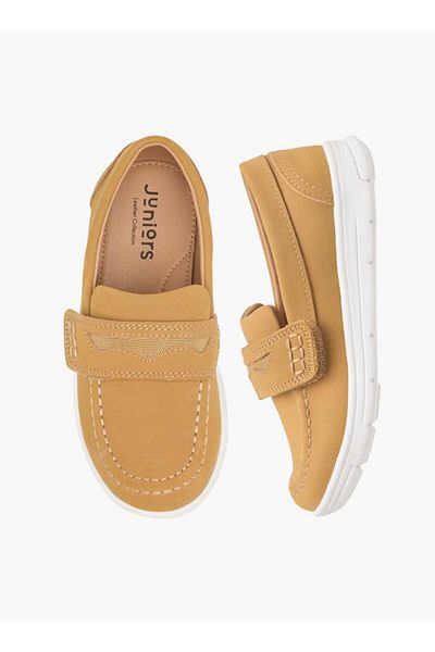 Juniors Solid Slip-On Loafers