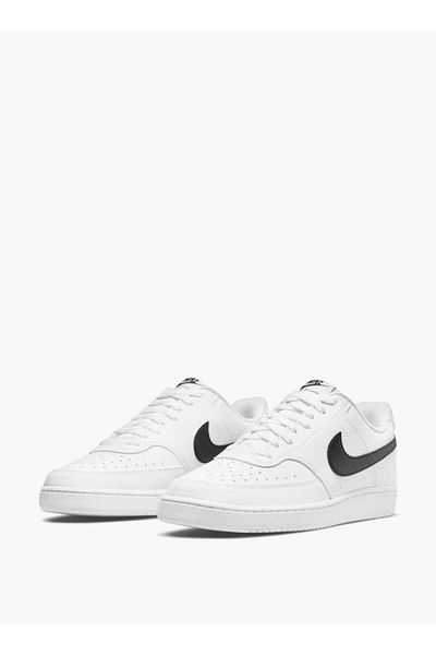 Nike Men's Logo Print Sneakers with Lace-Up Closure - NIKE COURT VISION LO BE