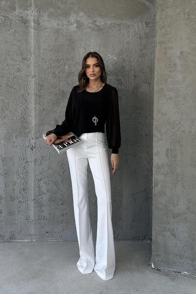 RB CLUB Γυναικεία μπλούζα με λεπτομέρεια ζώνης